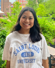 Headshot of student leader Maya Tolentino