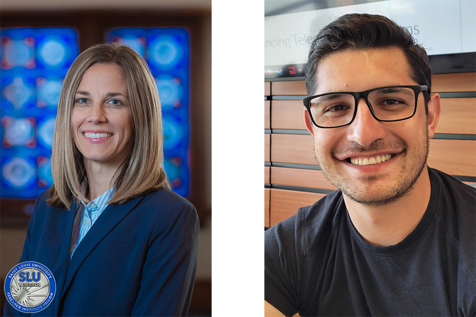 Jenna Gorlewicz, Ph.D. and Nicolas Prudencio side by side headshots